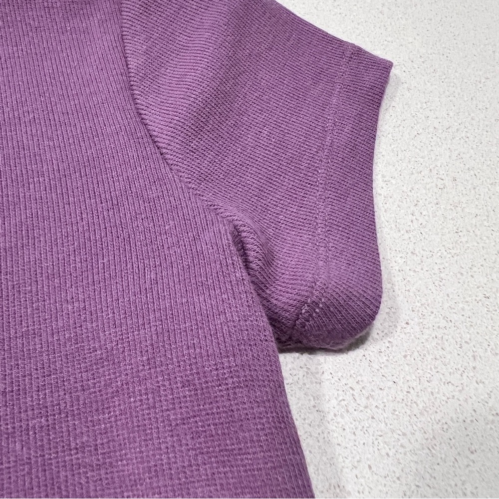 Club Monaco Bowee Tee, Size Medium, Deep Lilac/Plum, Very good condition - Picture 5 of 9